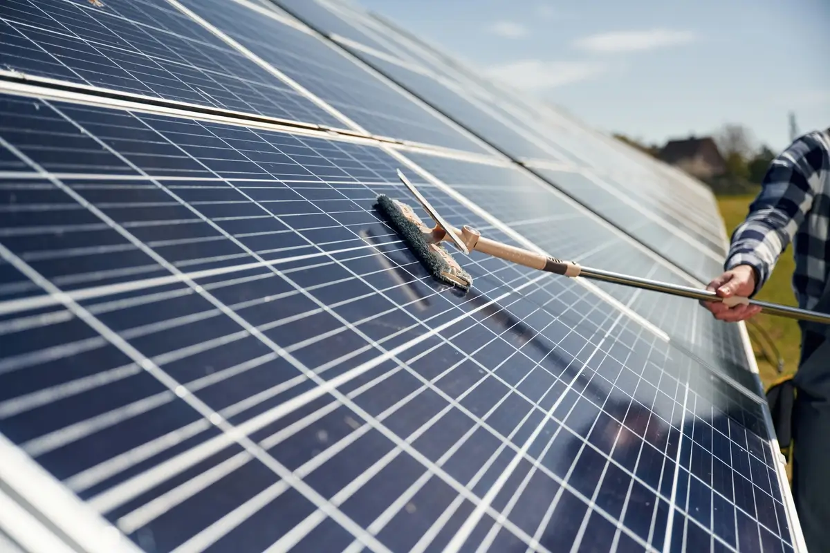 mantenimiento de placas solares